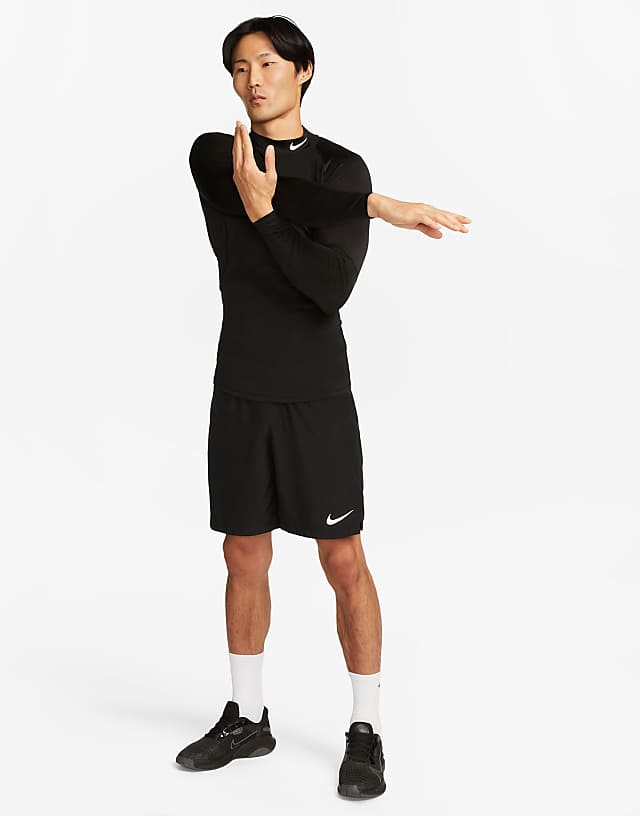 Asos Nike Training Dri-FIT Long Sleeve Top In Black