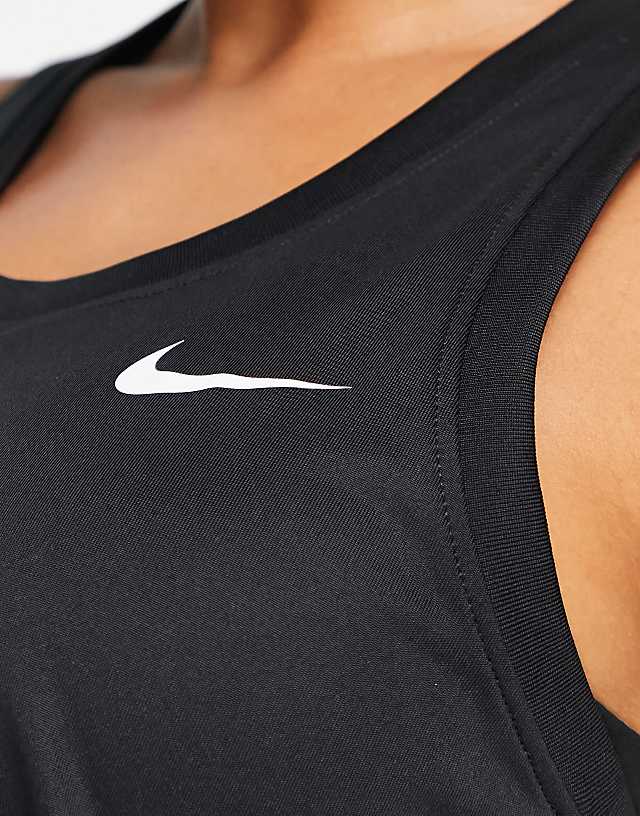 Asos Nike Training Dri-FIT Racer Back Vest Top In Black