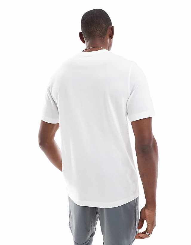 Asos Nike Training Dri-FIT Slogan Short Sleeve T-shirt In White