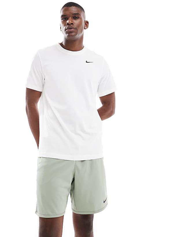 Asos Nike Training Dri-Fit Totality Knit 7 Inch Shorts In Light Green