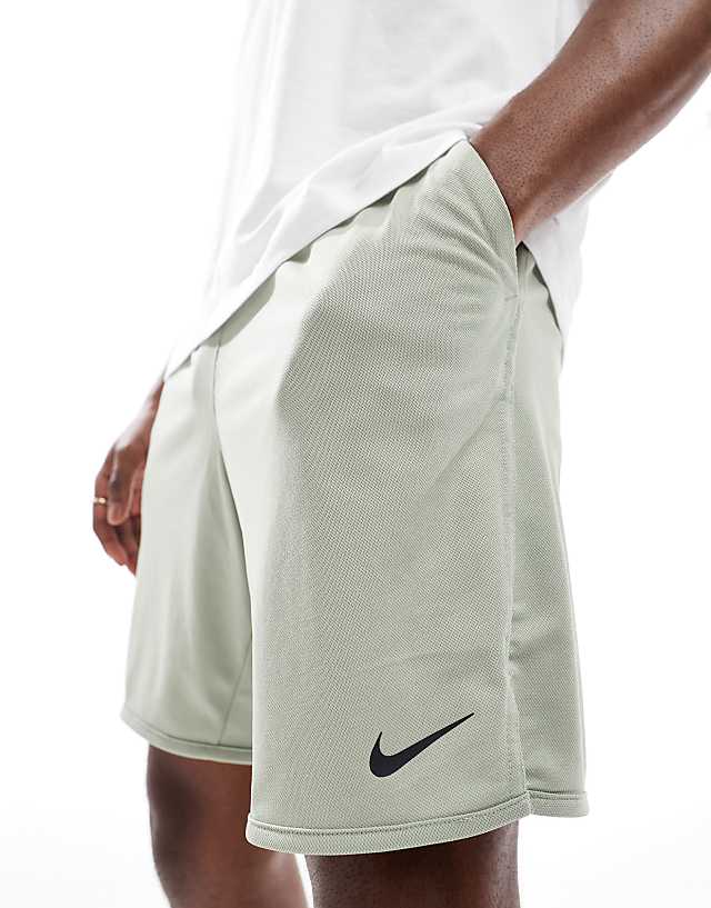 asos Nike Training Dri-Fit Totality knit 7 inch shorts in light green
