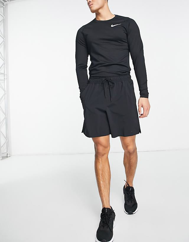 Asos Nike Training Dri-Fit Unlimited 7in Shorts In Dark Grey
