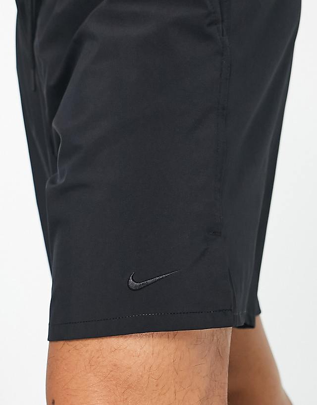 Asos Nike Training Dri-Fit Unlimited 7in Shorts In Dark Grey