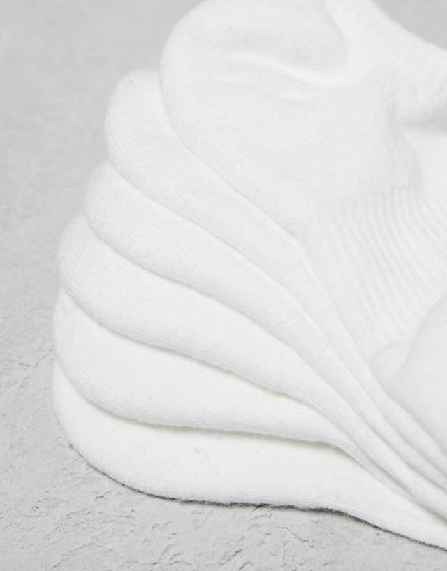 Asos Nike Training Everyday Cushioned Plus 6 Pack Trainer Socks In White