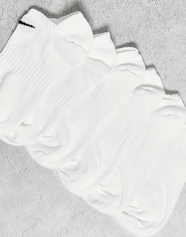Asos Nike Training Everyday Lightweight 3 Pack No Show Socks In White