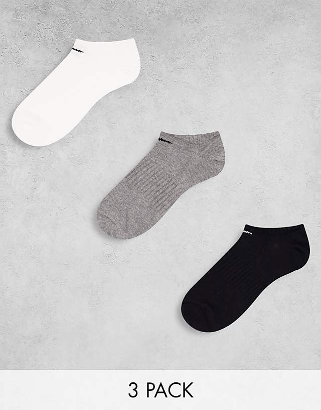 asos Nike Training Everyday Lightweight 3 pack no show socks in multi
