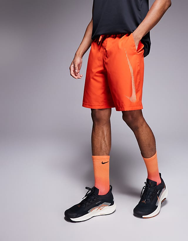 Asos Nike Training Form Dri-FIT 9 Inch Shorts In Red