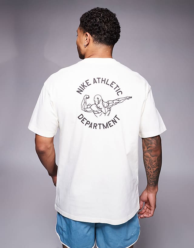 Asos Nike Training Gym Culture Graphic T-shirt In White