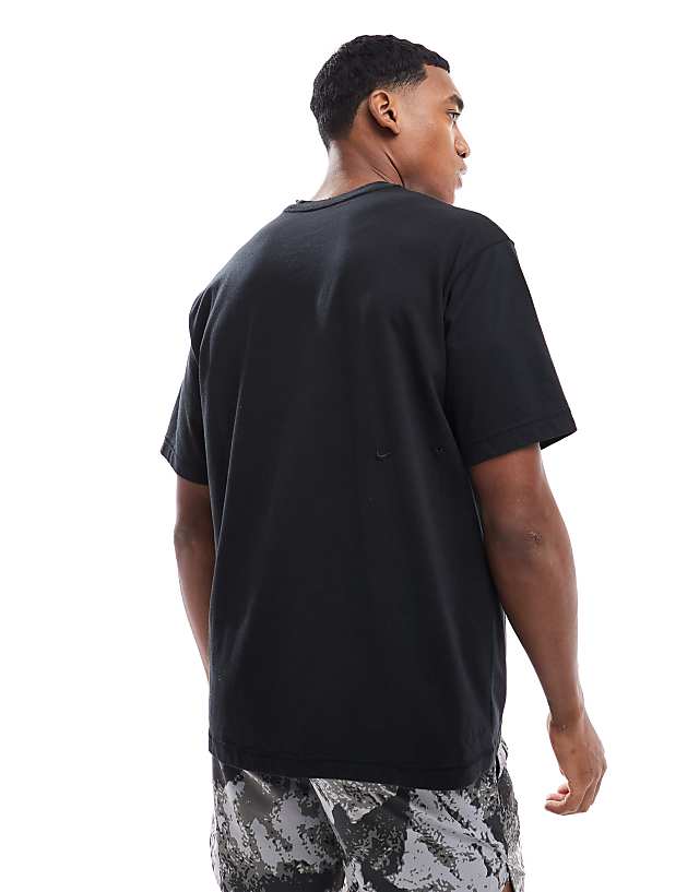 Asos Nike Training Heritage Dri-FIT T-shirt In Black