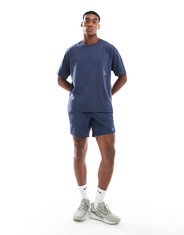 Asos Nike Training Heritage Dri-FIT T-shirt In Blue