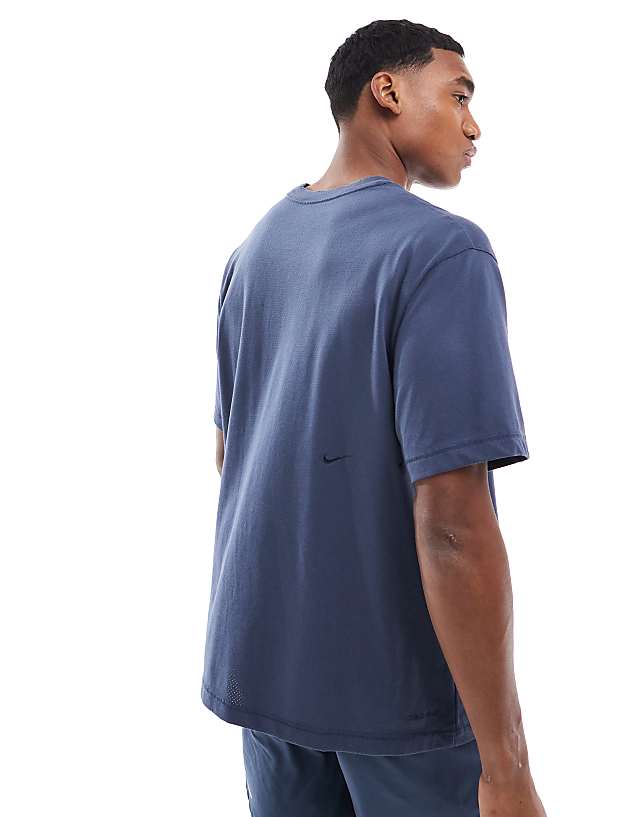 Asos Nike Training Heritage Dri-FIT T-shirt In Blue
