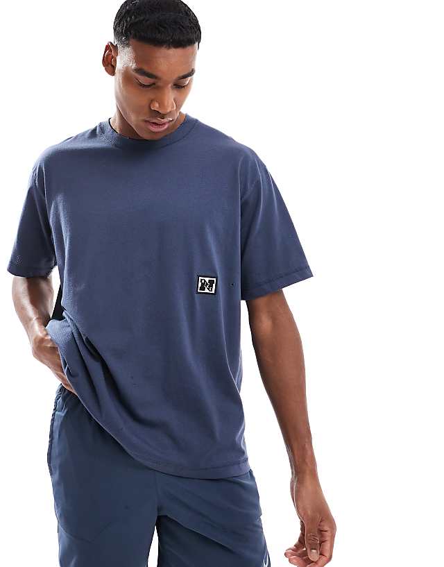 asos Nike Training Heritage Dri-FIT t-shirt in blue