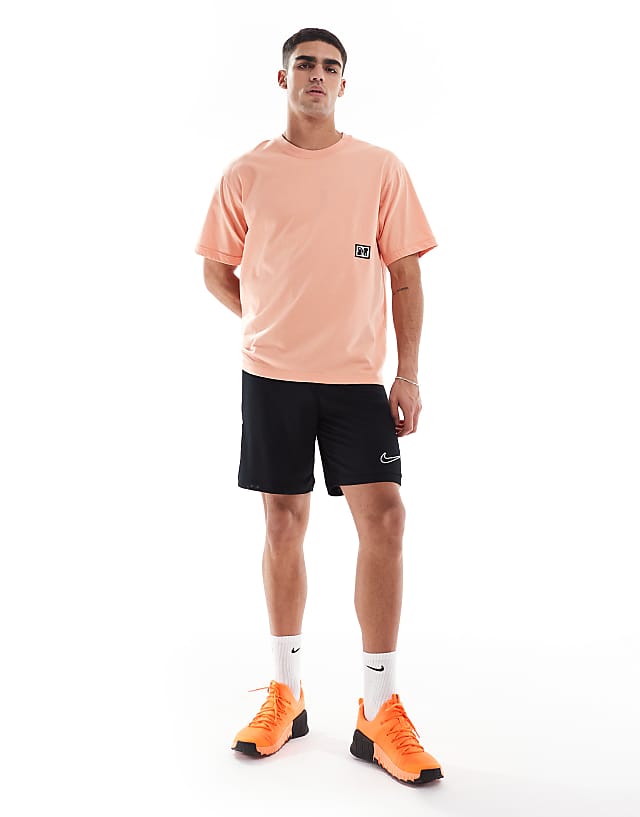 Asos Nike Training Heritage Dri-FIT T-shirt In Orange
