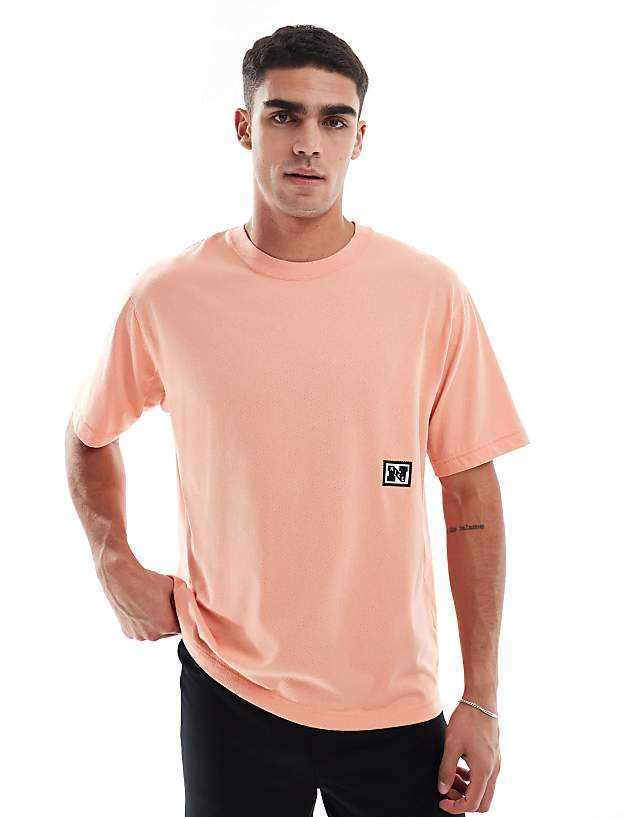 asos Nike Training Heritage Dri-FIT t-shirt in orange