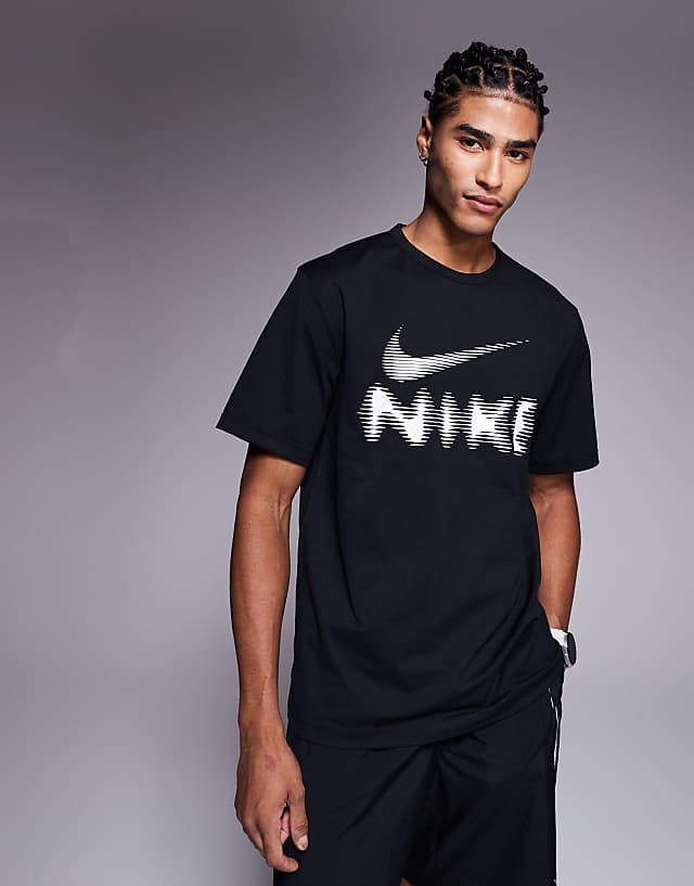 asos Nike Training Hyverse Dri-FIT t-shirt in black