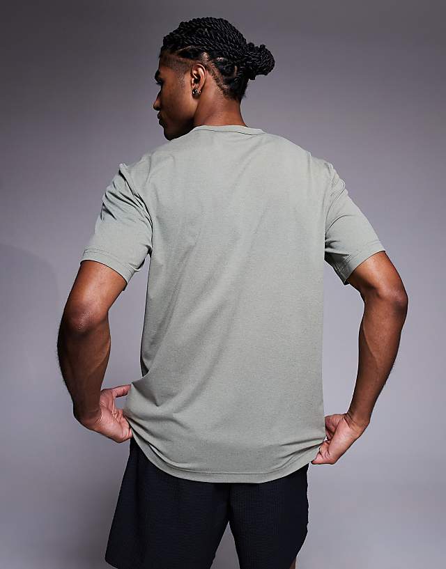 Asos Nike Training Hyverse Dri-Fit T-shirt In Light Khaki