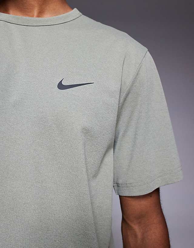 Asos Nike Training Hyverse Dri-Fit T-shirt In Light Khaki