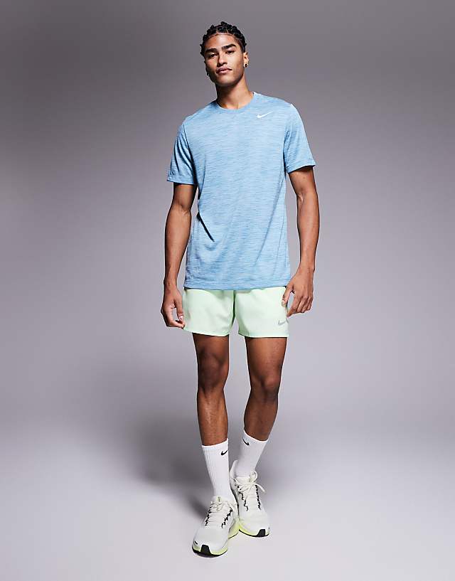 Asos Nike Training Legend Dri-FIT Veneer T-shirt In Blue