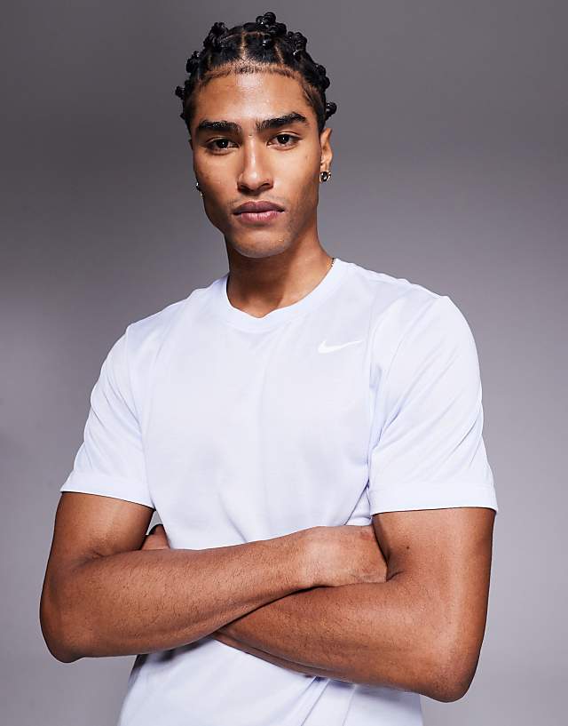 asos Nike Training Legend Dri-FIT veneer t-shirt in grey