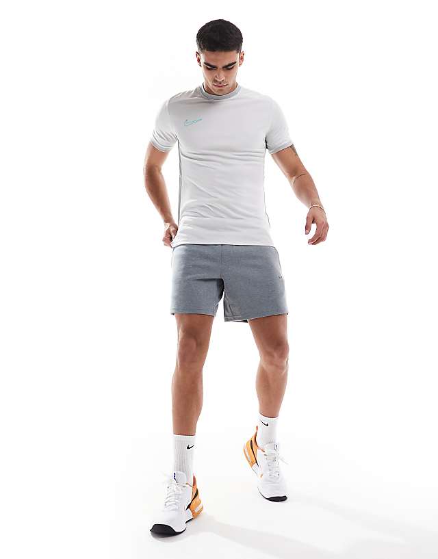 Asos Nike Training Primary Dri-FIT 7 Inch Shorts In Grey