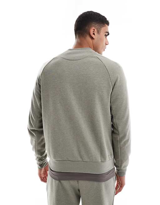 Asos Nike Training Primary Dri-FIT Sweatshirt In Light Khaki
