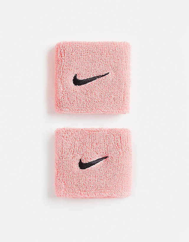 asos Nike Training Swoosh unisex wristbands in pink