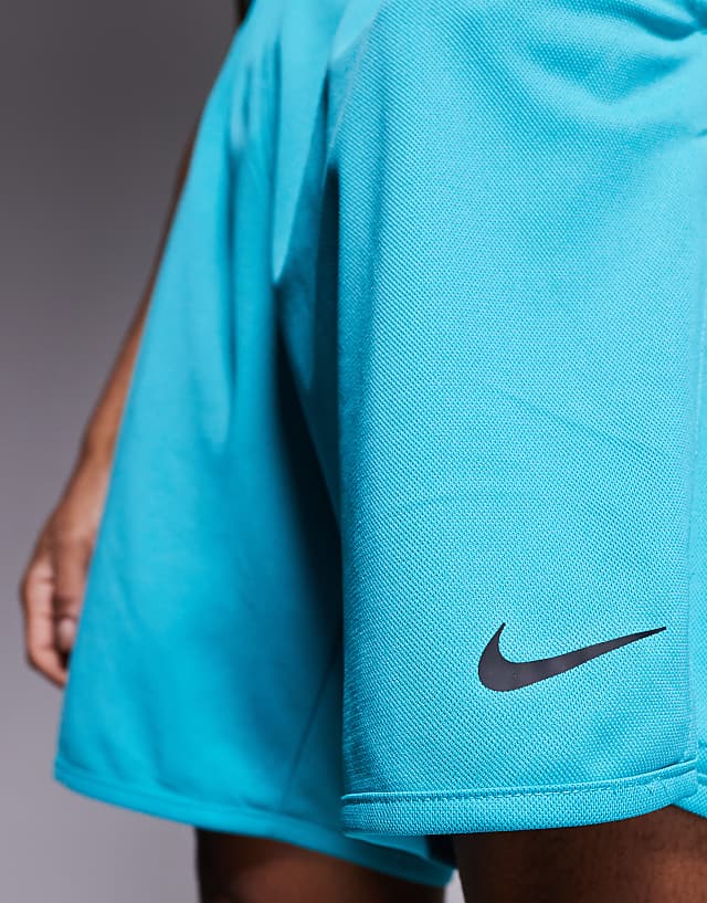 Asos Nike Training Totality Dri-FIT Knitted 7 Inch Shorts In Light Blue