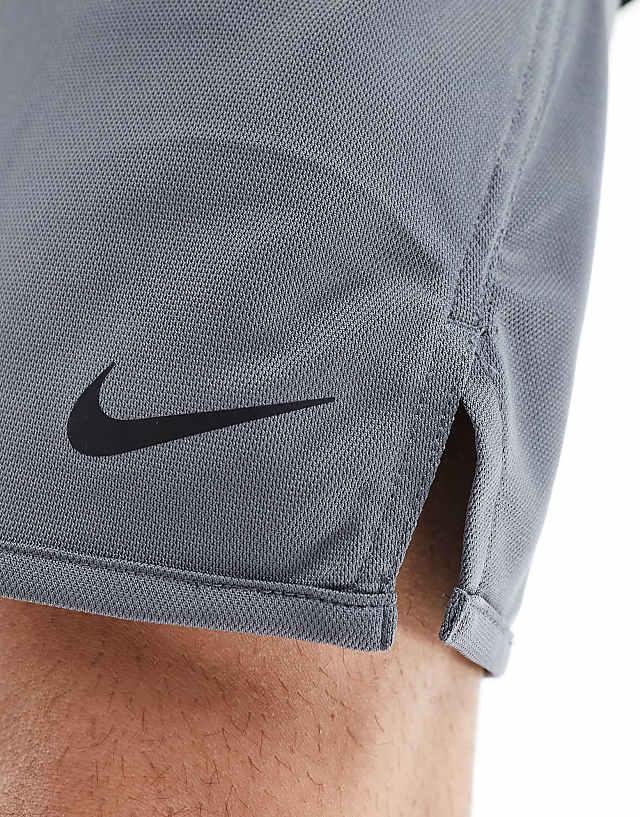 Asos Nike Training Totality Dri-FIT Knitted 7 Inch Shorts In Grey