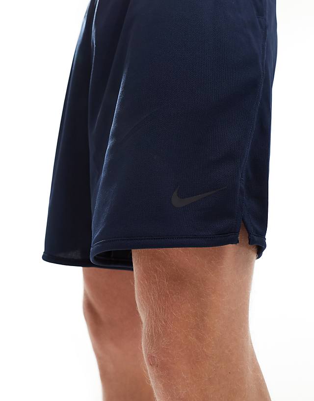 Asos Nike Training Totality Dri-FIT Knitted 7 Inch Shorts In Navy