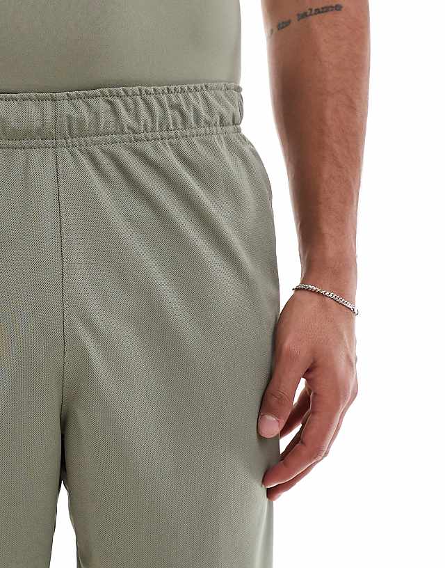 Asos Nike Training Totality Dri-FIT Knitted 9 Inch Shorts In Khaki