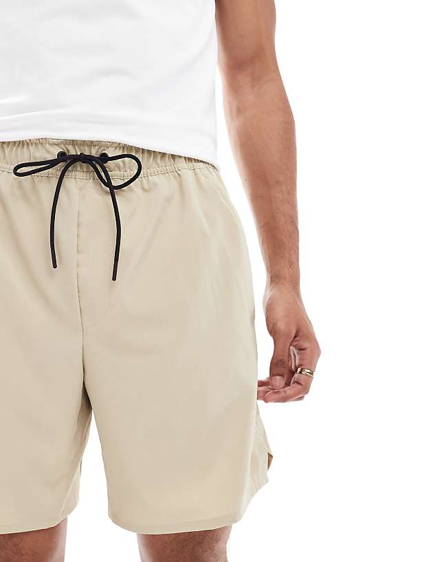 Asos Nike Training Totality Dri-FIT Woven 7inch Shorts In Light Khaki