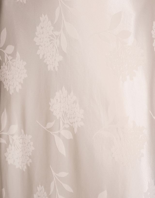 Asos OMNES Sicily Floral Bridal Maxi Dress In Ivory