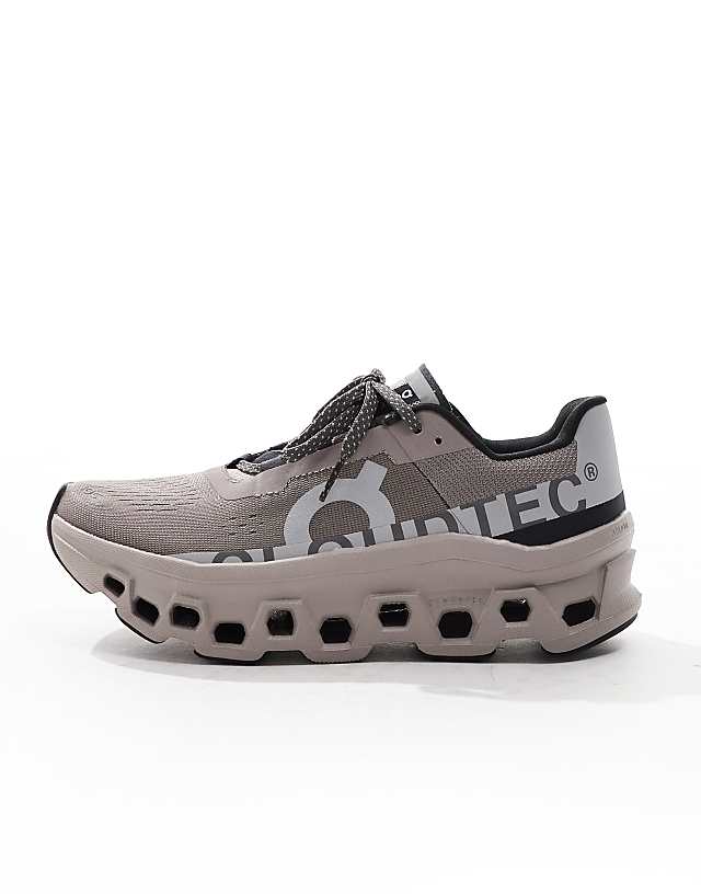 Asos ON Cloudmonster Running Trainers In Dark Grey And Light Grey
