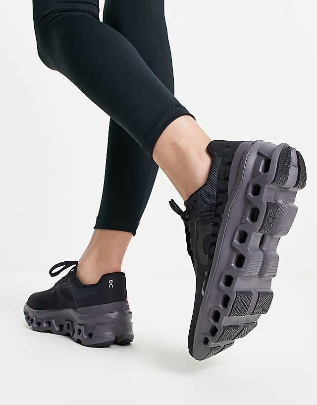 Asos ON Cloudmonster Running Trainers In Triple Black