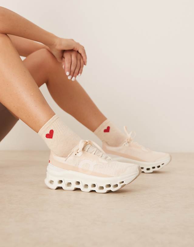 asos ON Cloudmonster Void running trainers in beige