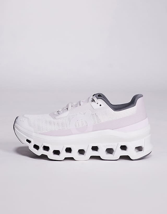 Asos ON Cloudmonster Void Running Trainers In Grey And Pink