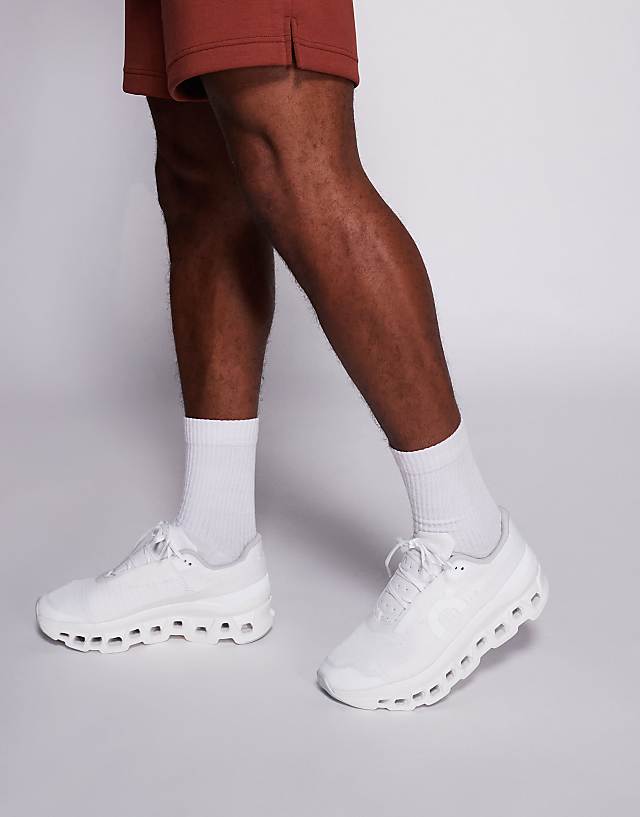 asos ON Cloudmonster Void running trainers in white