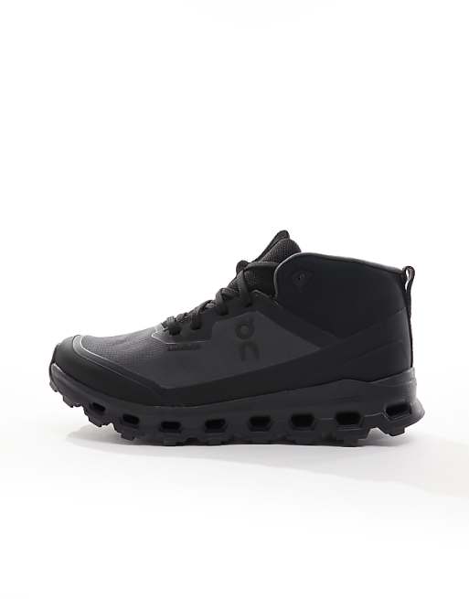 Asos ON Cloudroam Waterproof High Top Trainers In Black