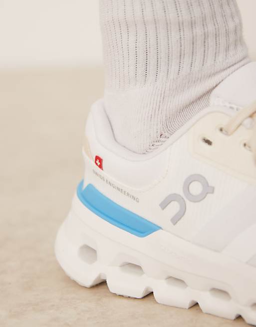 Asos ON Cloudrunner 2 Running Trainers In White And Blue
