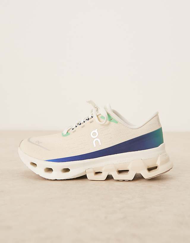 Asos ON Cloudspark Running Trainers In Cream And Blue