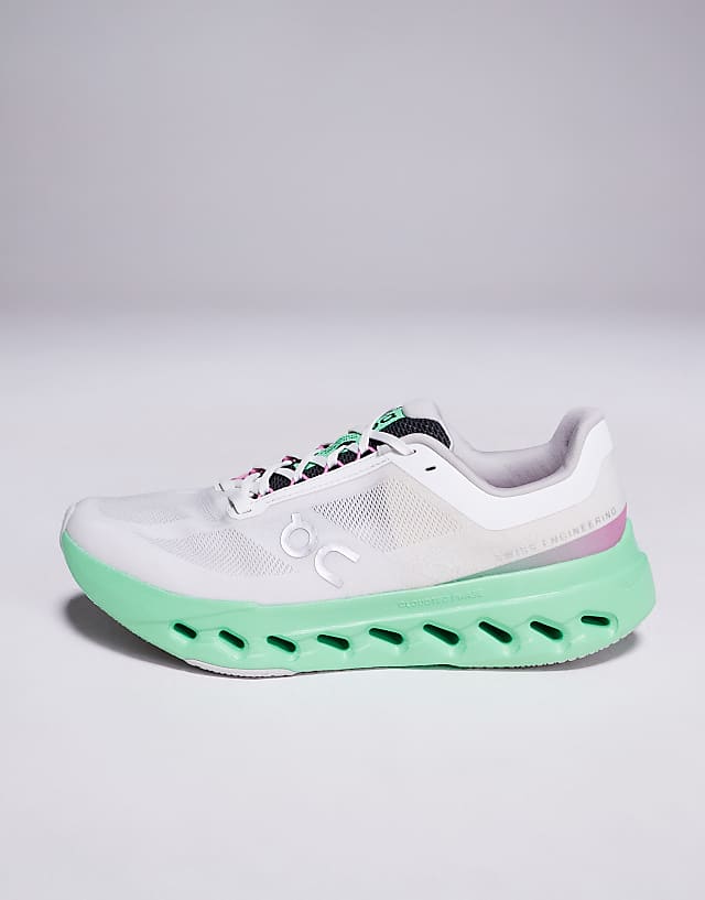 Asos ON Cloudsurfer Next Running Trainers In Grey And Honeydew