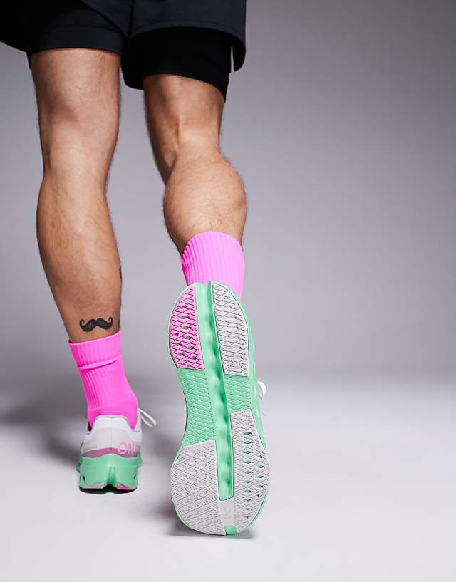 Asos ON Cloudsurfer Next Running Trainers In Grey And Honeydew