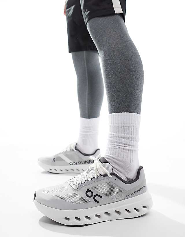 Asos ON Cloudsurfer Next Running Trainers In Grey And White