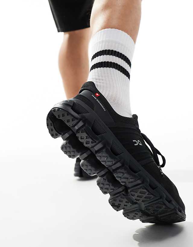 Asos ON Cloudswift 3 AD Running Trainers In All Black