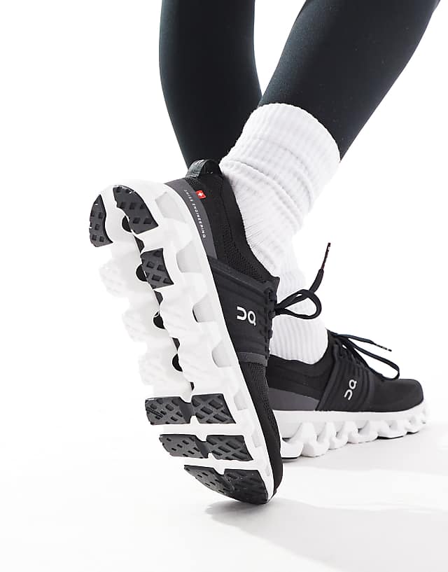 Asos ON Cloudswift 3 Running Trainers In Black And White