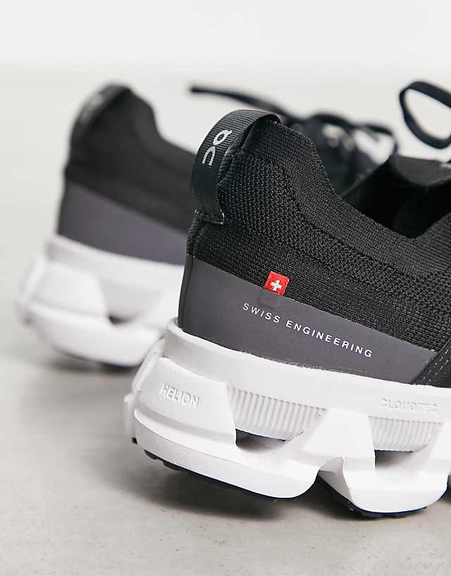 Asos ON Cloudswift 3 Running Trainers In Black And White