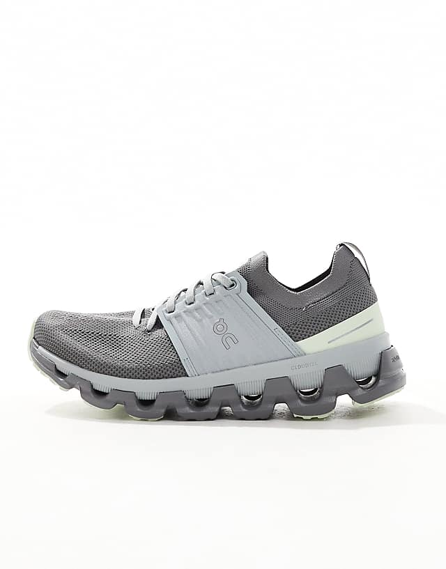 Asos ON Cloudswift 3 Running Trainers In Khaki And Grey