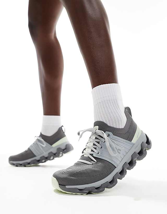 asos ON Cloudswift 3 running trainers in khaki and grey