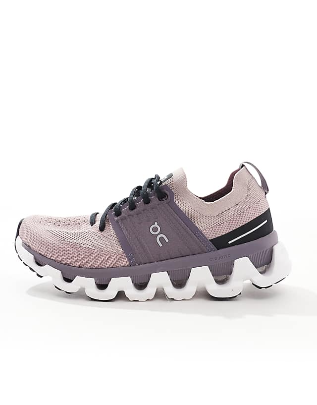 Asos ON Cloudswift 3 Running Trainers In Plum And Black