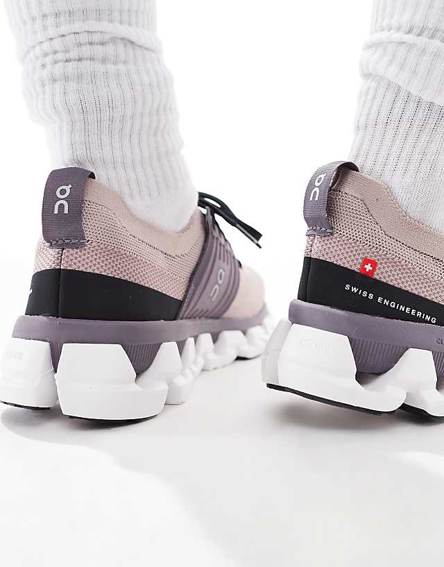 Asos ON Cloudswift 3 Running Trainers In Plum And Black